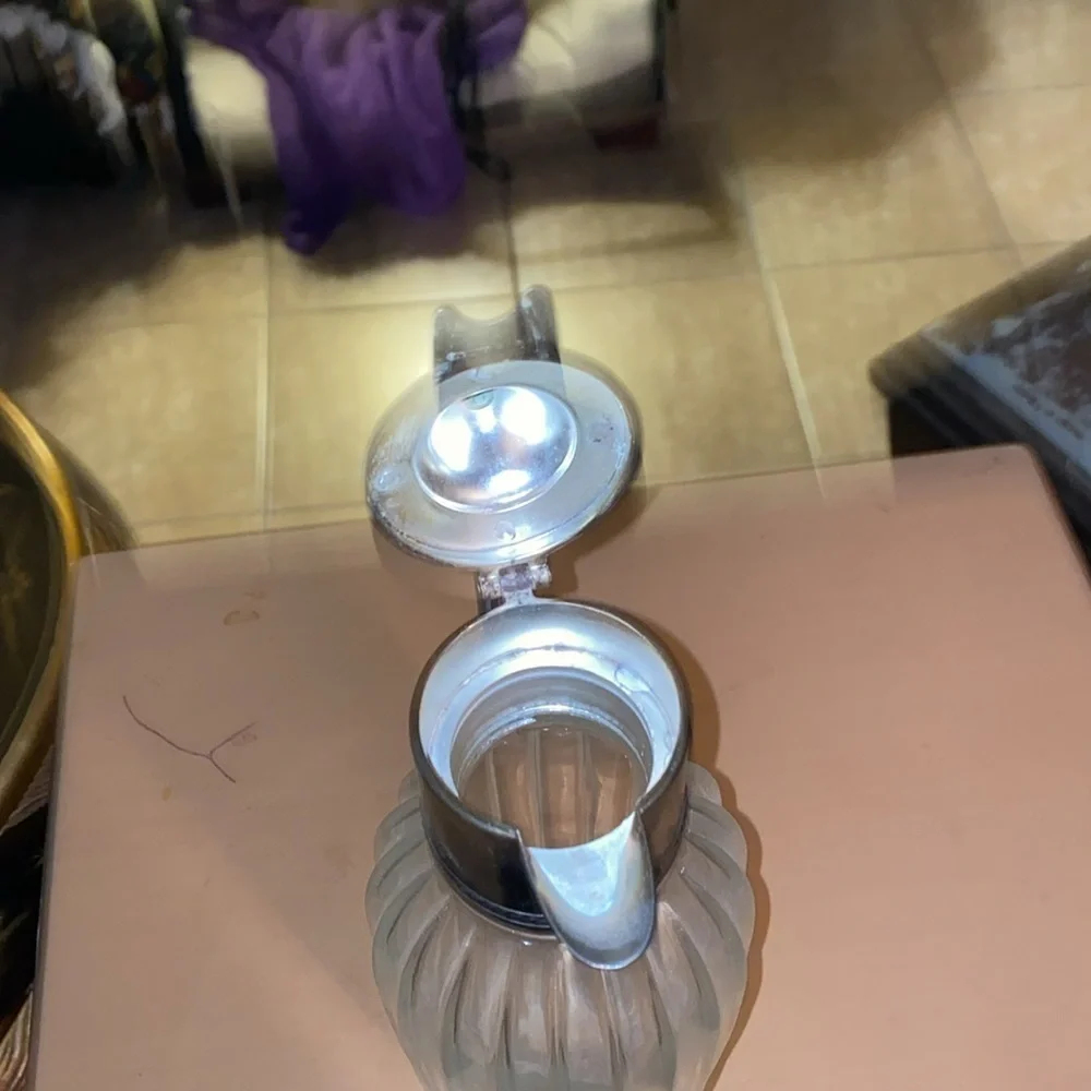 Vintage Silver Plated Italy Ewer Circa 1900 BX39